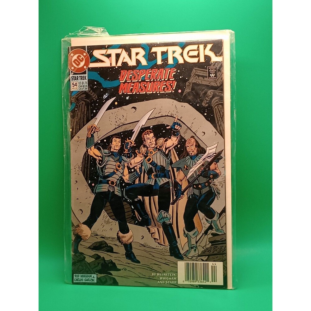 Star Trek Dc Comic Book Desperate Measures By Rod Whigham And Carlos Garzon
